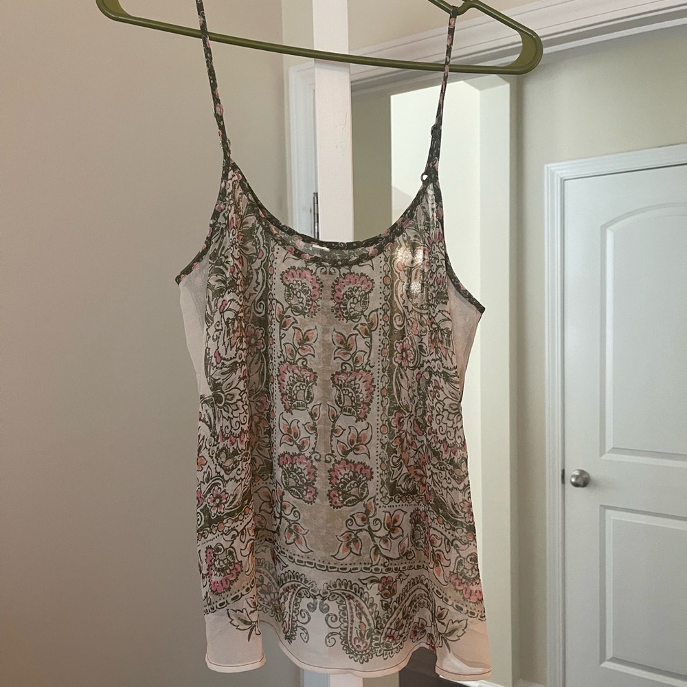 Aeropostale Multicolored Camisole Sleeveless Top
